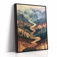 River Canyon in Marquetry