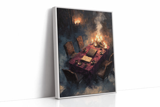 Candlelit Table, Unread Pages