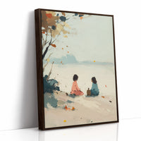 Shoreline Reverie Captures Autumn Whispers