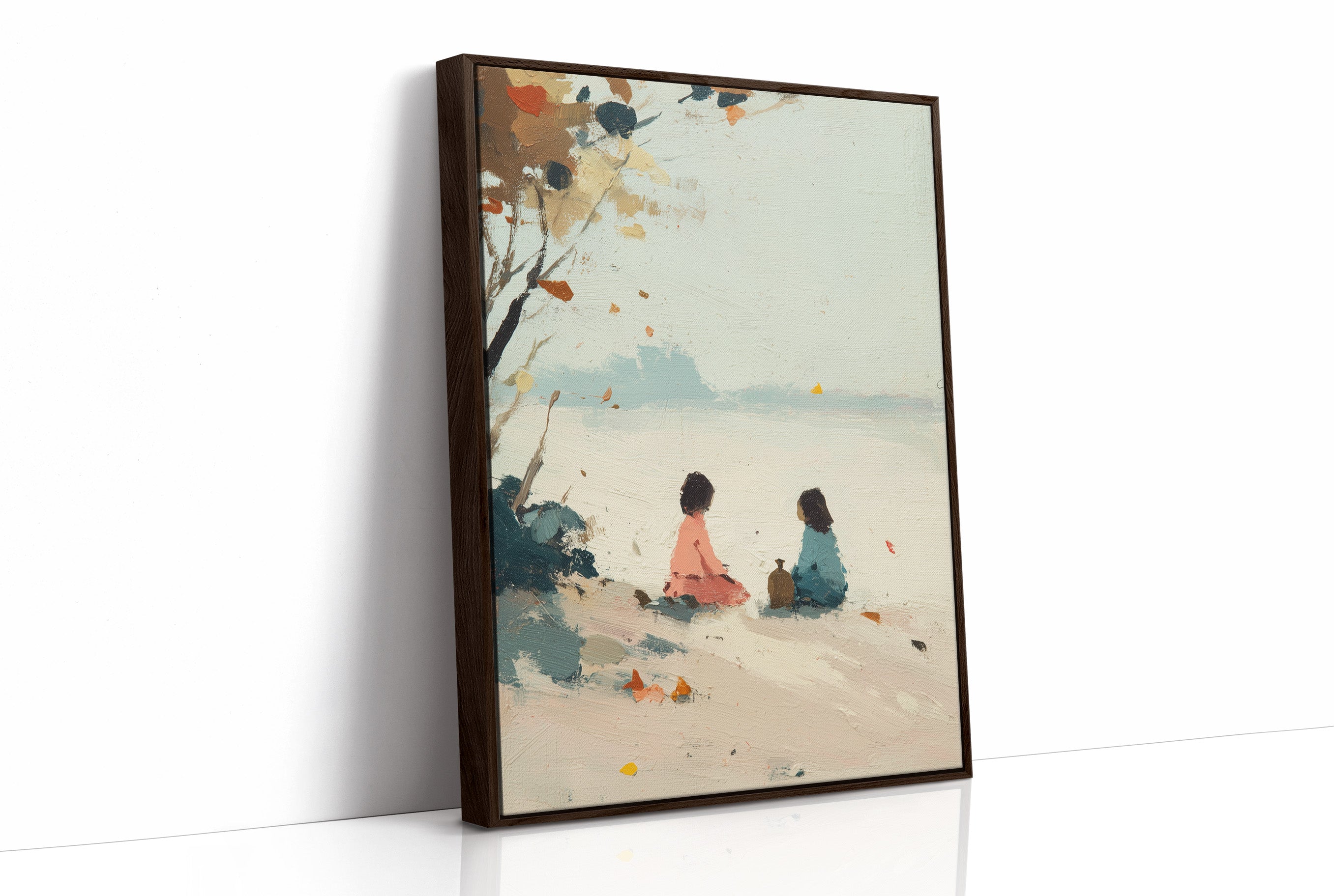 Shoreline Reverie Captures Autumn Whispers