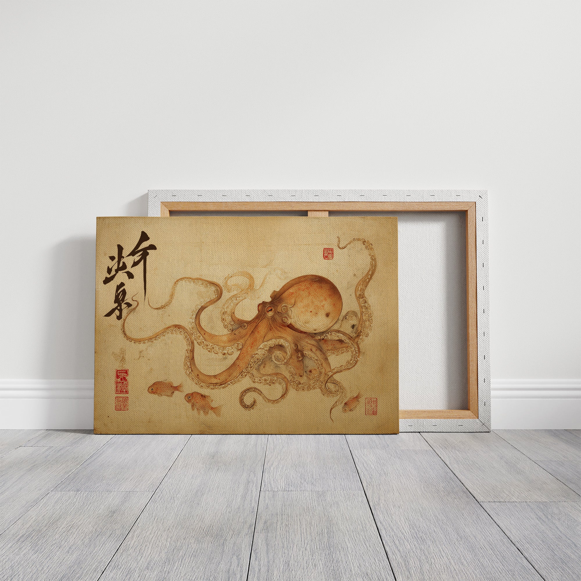 Ancient Seas On Parchment Scroll