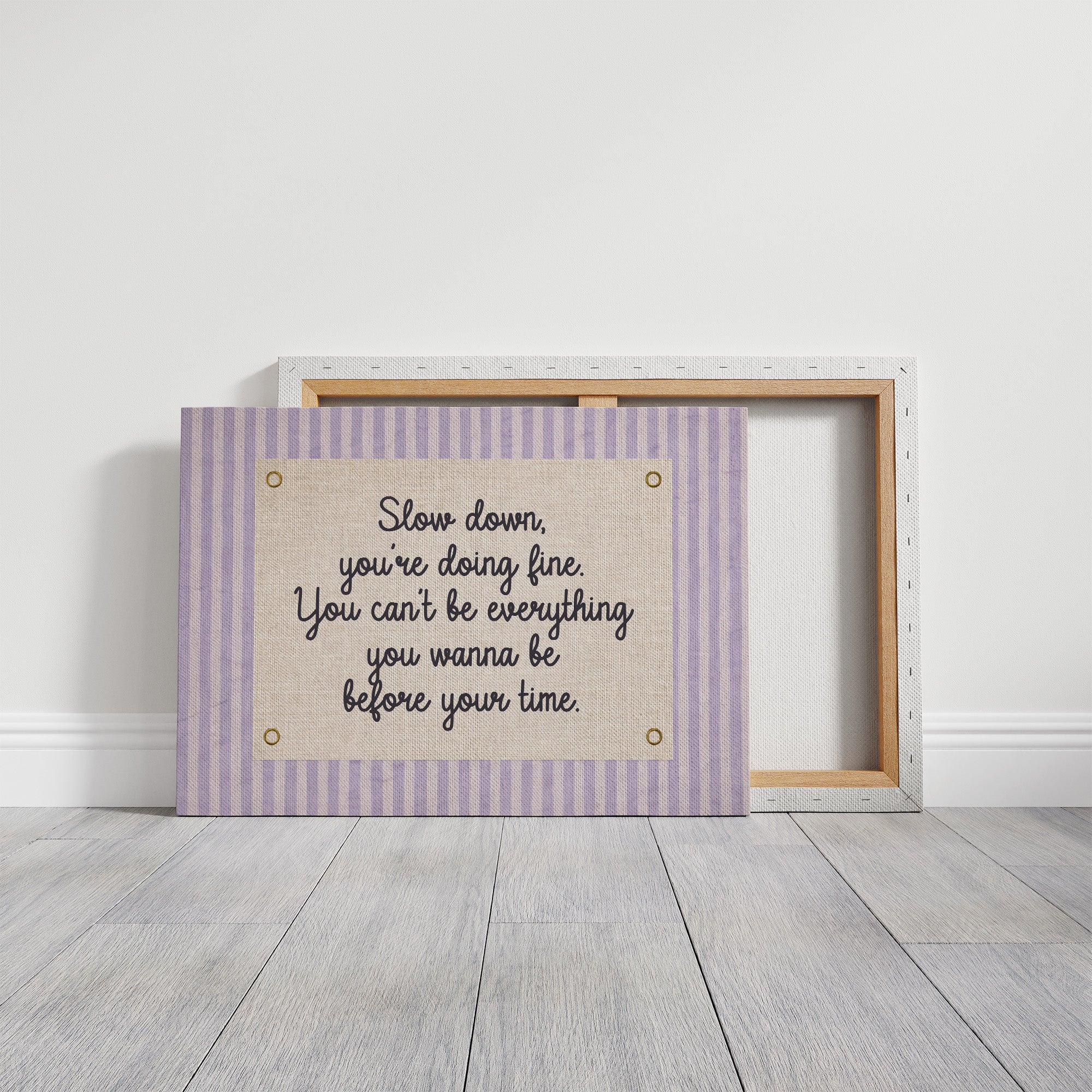 Lavender Statement: Slow Down, You’re Doing Fine