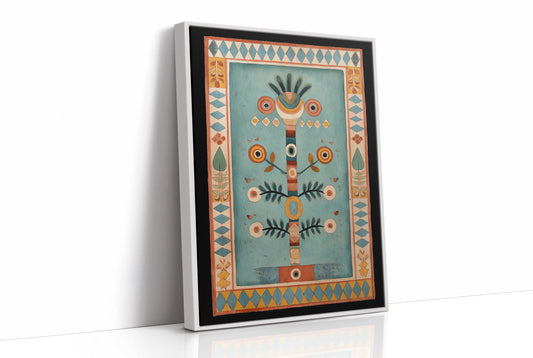 Folk Totem in Teal