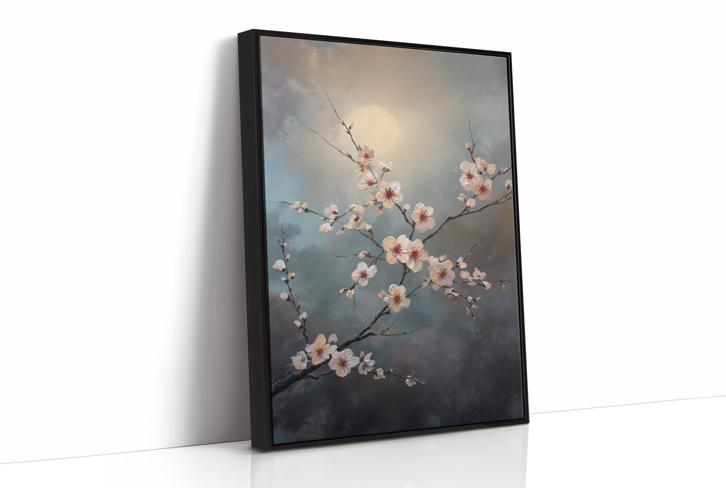 Cherry Blossoms Pierce Storm Clouds