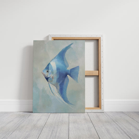 Azure Fins In Morning Light