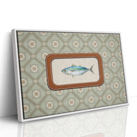 Coastal Memory In Leather Frame