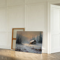 Winter Light Warms Mountain Solitude