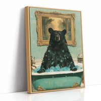 Bear In The Claw Foot Tub