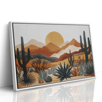 Agave Blooms Meet Desert Dawn