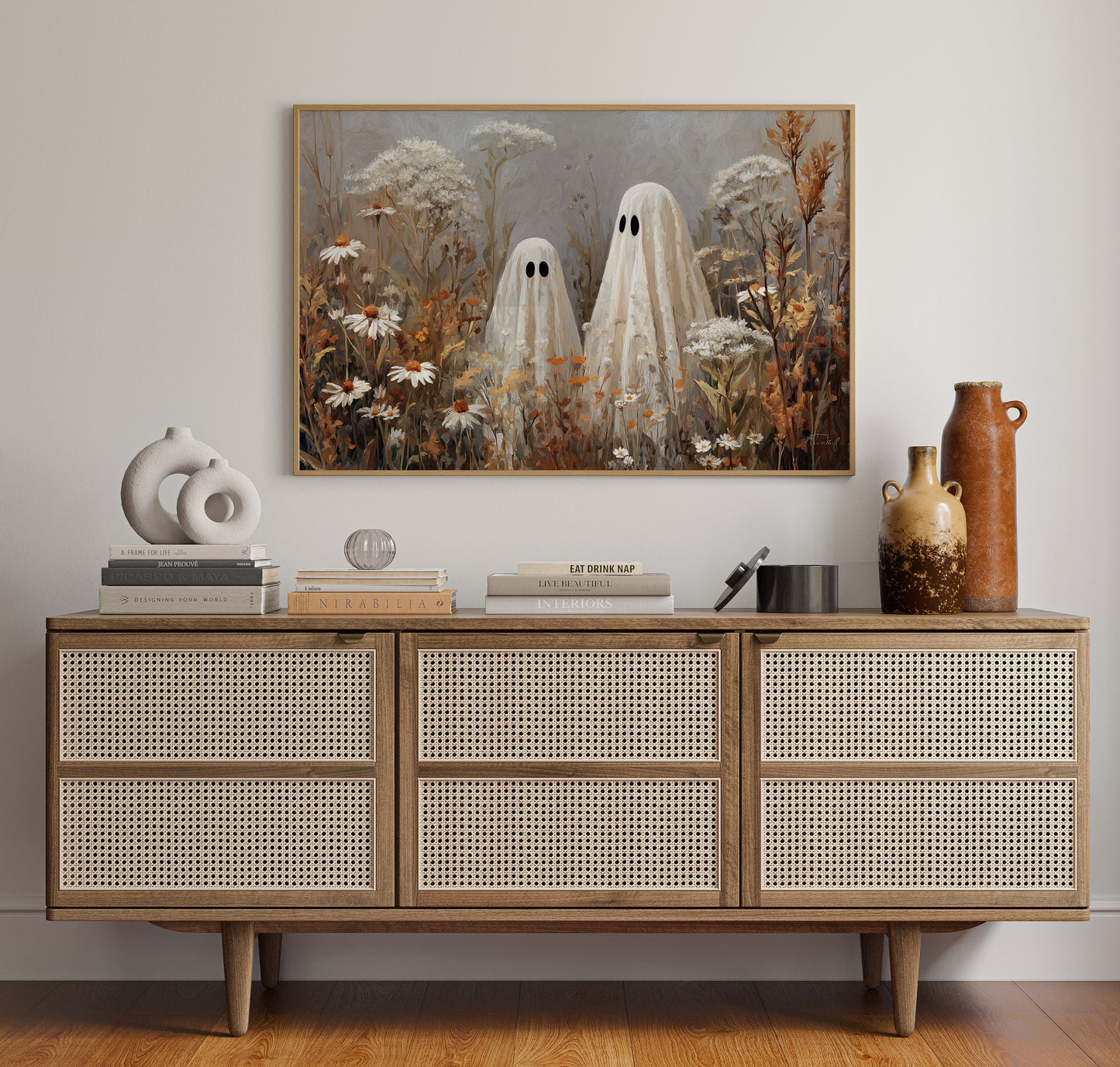 Friendly Phantoms Among Wild Daisies