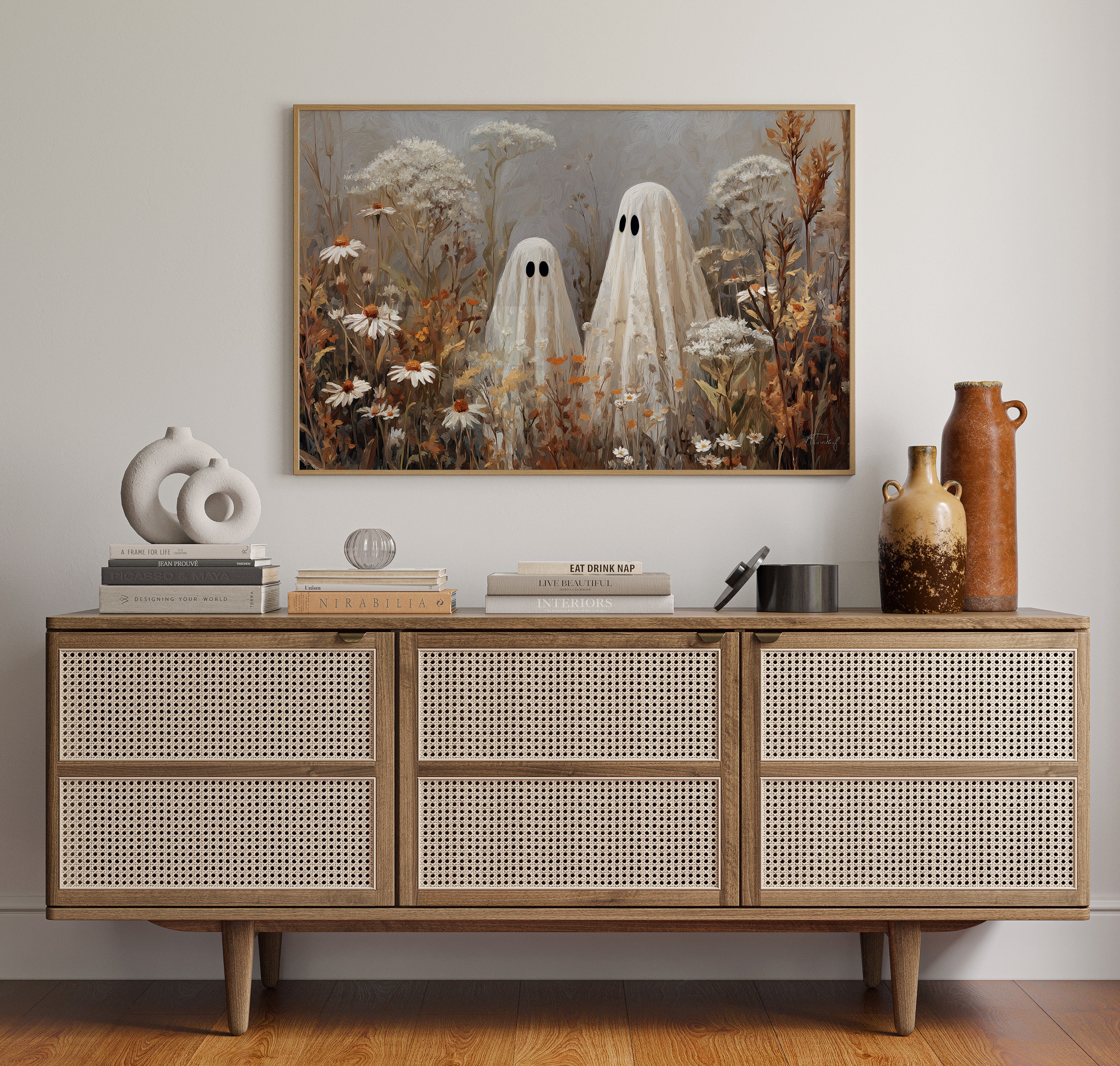 Friendly Phantoms Among Wild Daisies