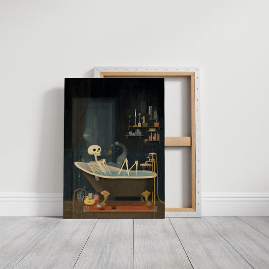 Eternal Bath In Midnight Room