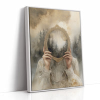 Forests Framed In Golden Memory