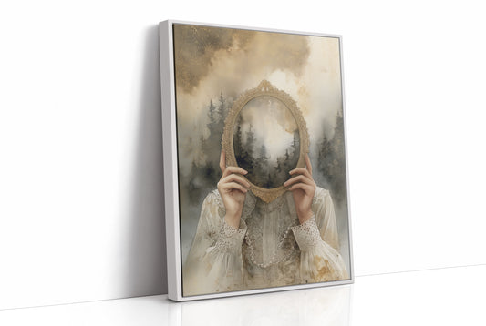 Forests Framed In Golden Memory