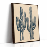 Saguaro Block Print