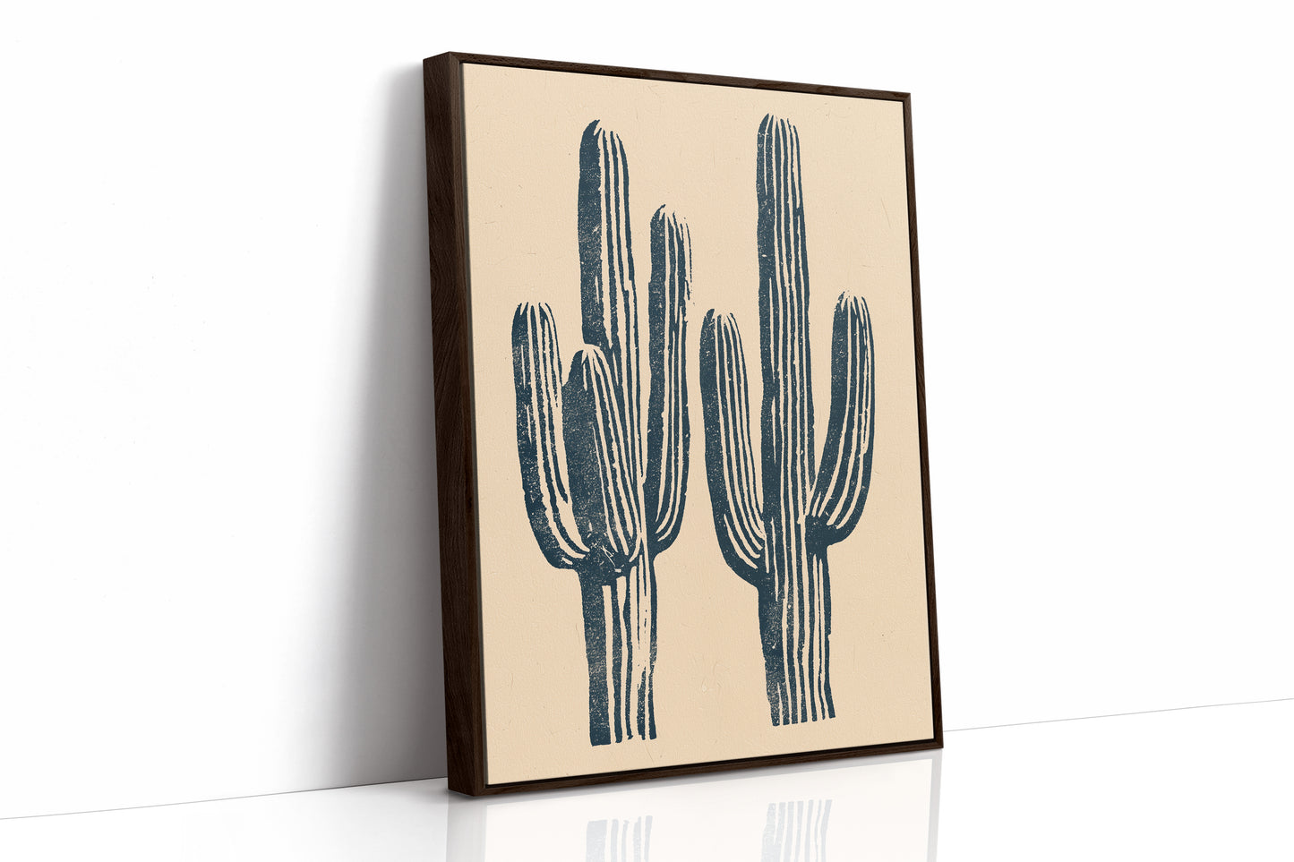 Saguaro Block Print