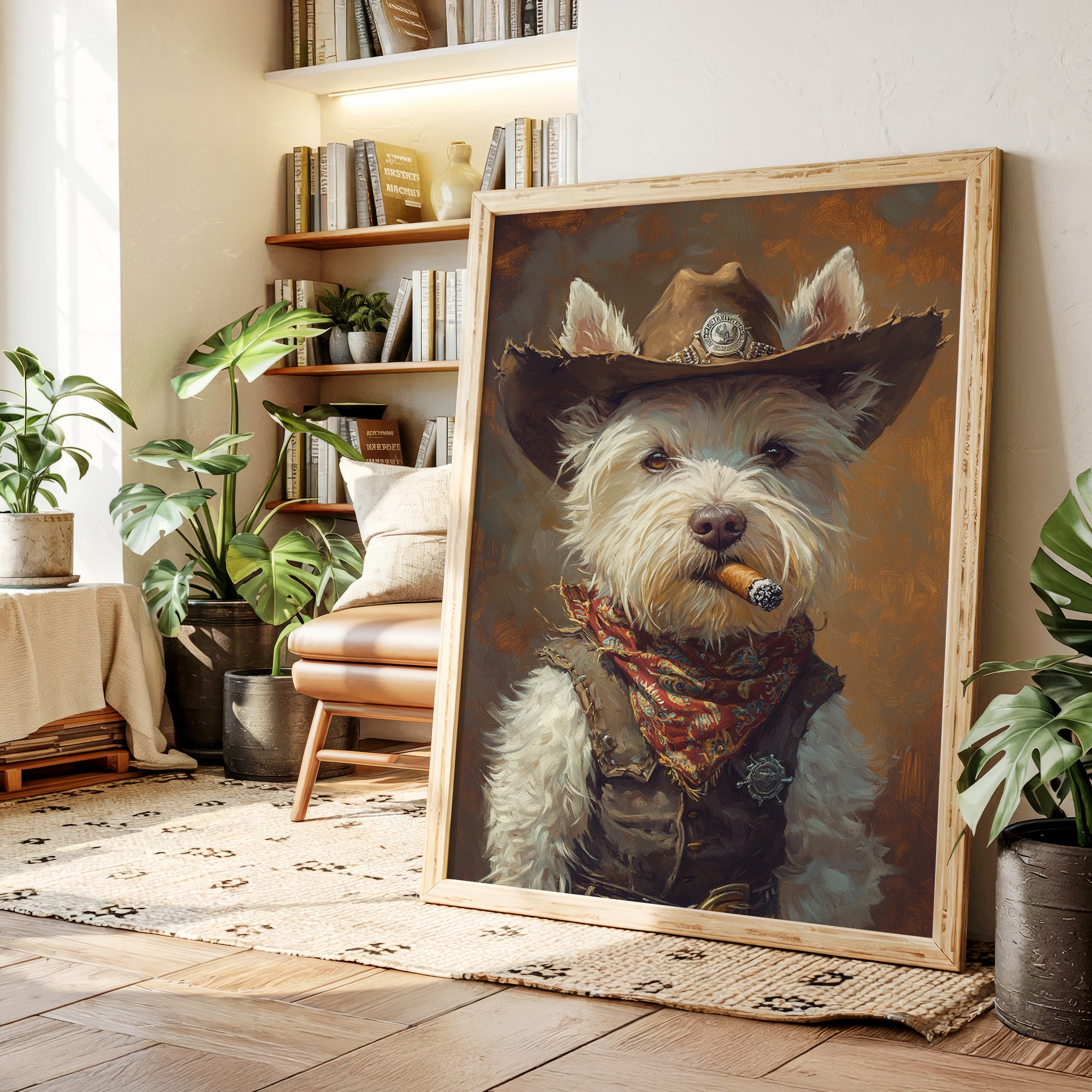 West Highland White Terrier Gunslinger