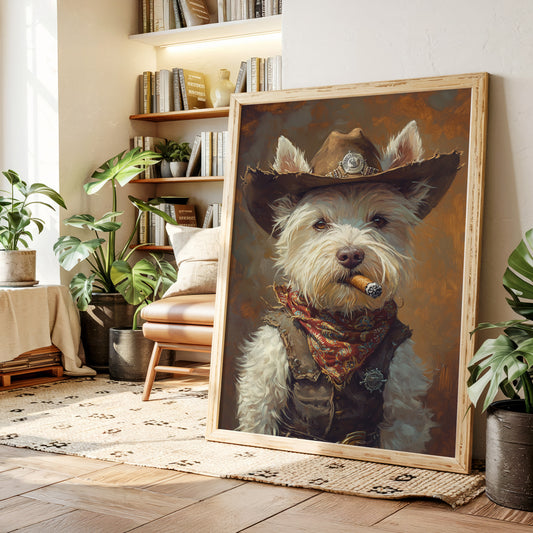 West Highland White Terrier Gunslinger