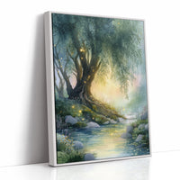 Fireflies Gather At Twilight Creek