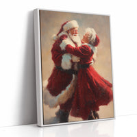Love's Winter Dance In Crimson