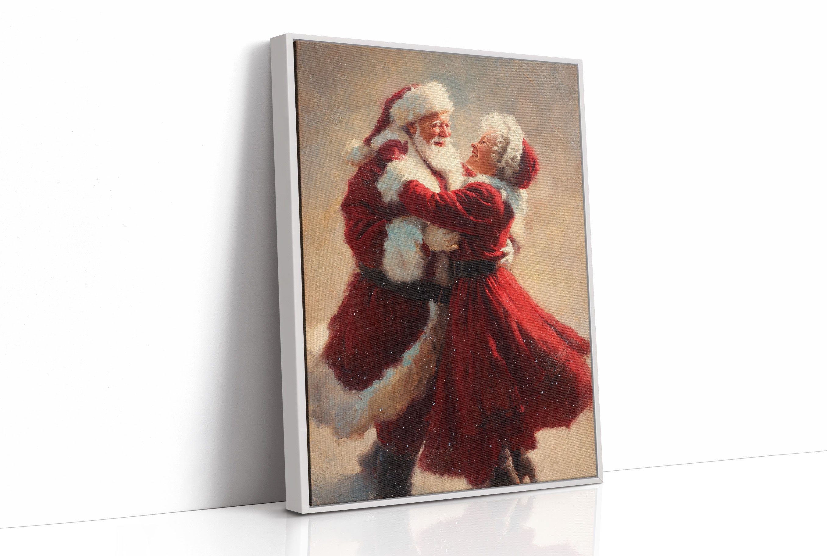 Love's Winter Dance In Crimson