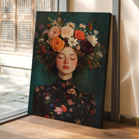 Floral Reverie in Midnight Bloom