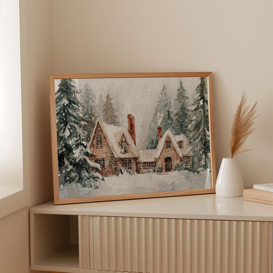 Nestled Beneath Winter's Gaze