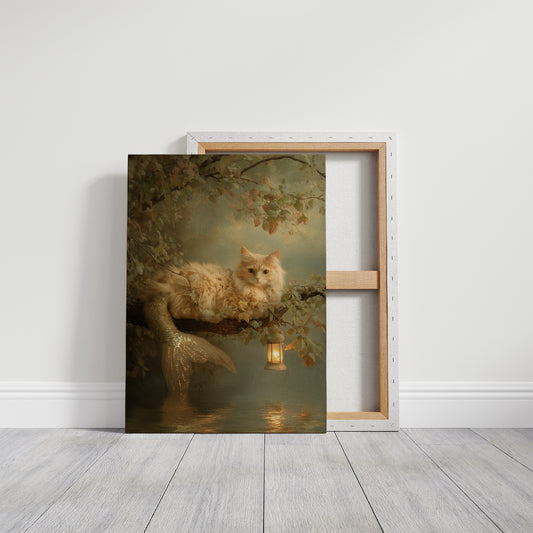 Feline Myths Beneath Autumn Boughs