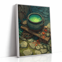 Witch's Cauldron in the Woods