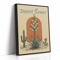 Desert Flower — Arched Yucca Botanical Print