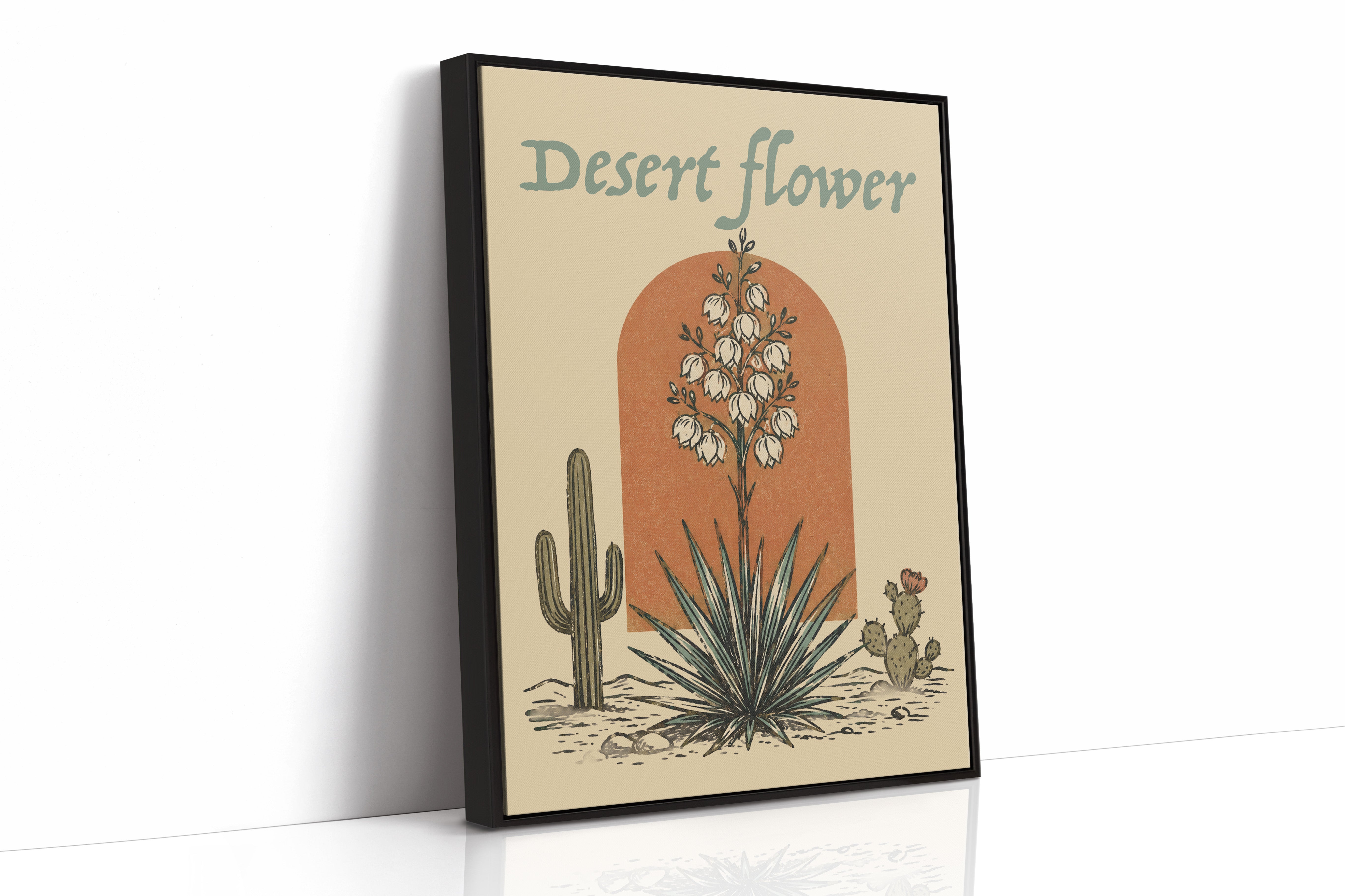 Desert Flower — Arched Yucca Botanical Print