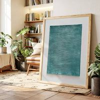 Tidal Rhythms In Seafoam Green