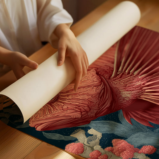 Lionfish Among the Peonies