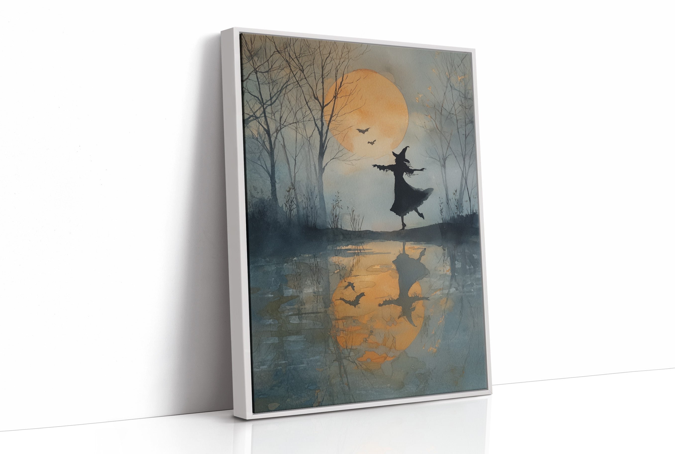 Moonlit Dance Across Still Waters