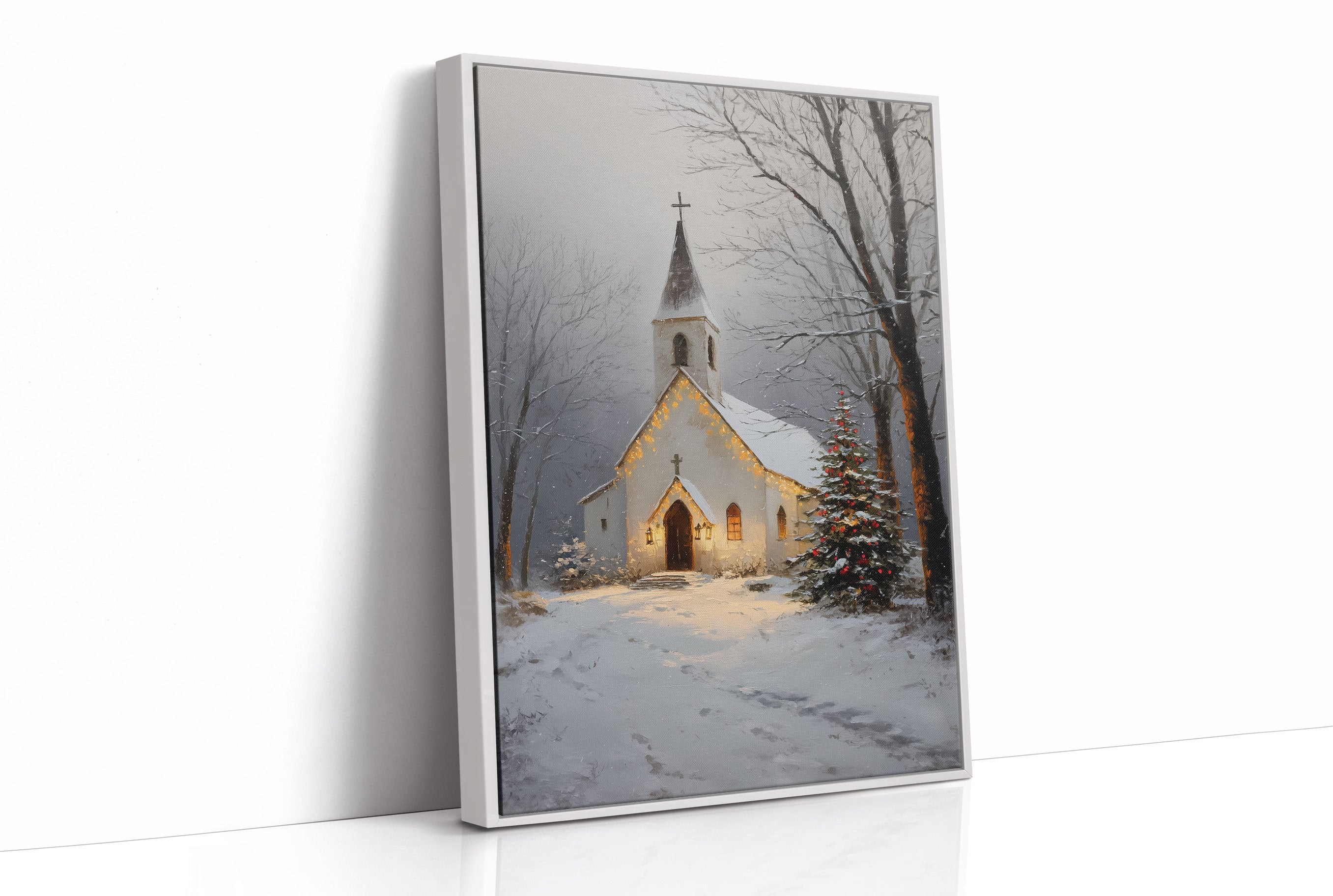 Silent Night Blesses Country Chapel