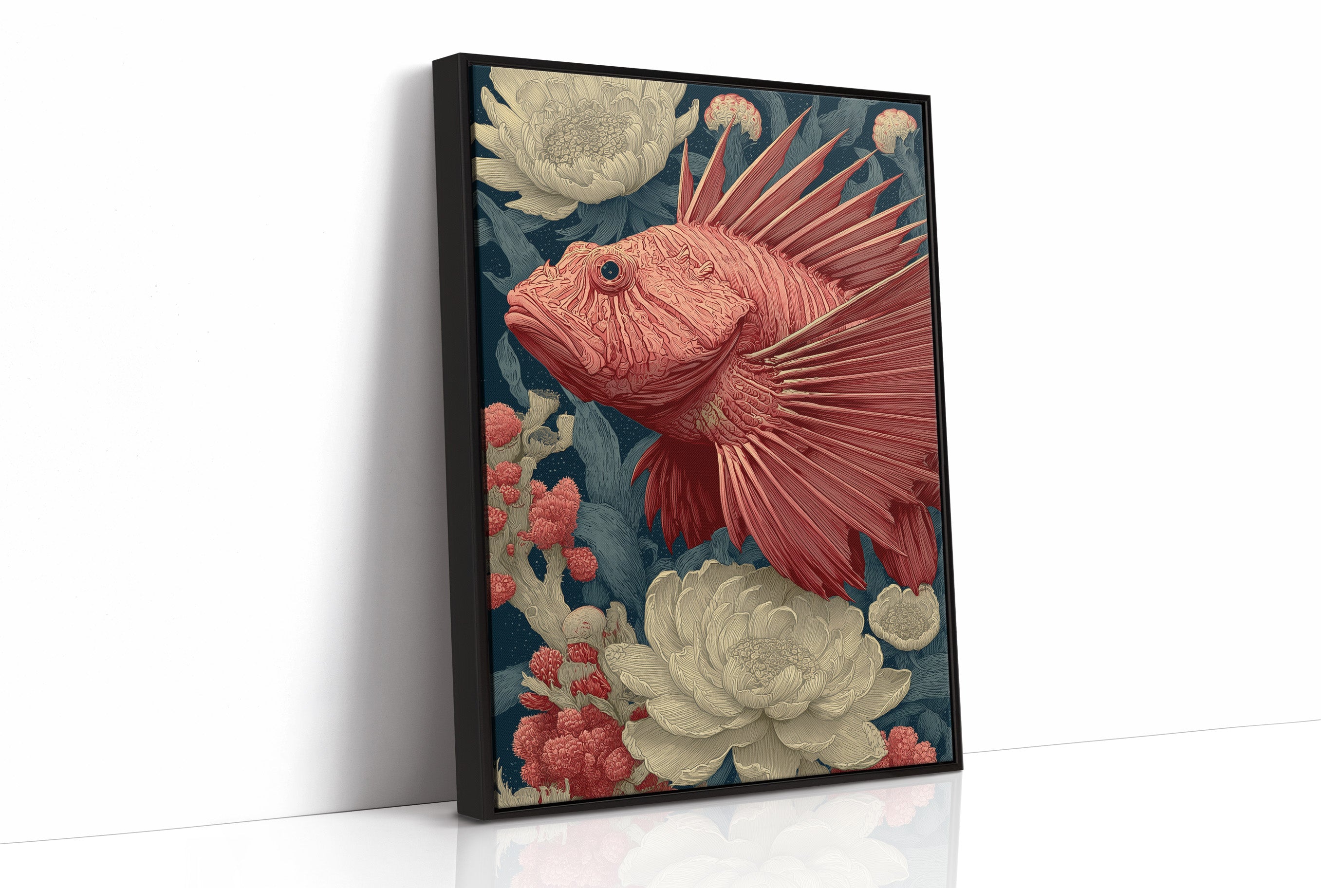 Lionfish Among the Peonies