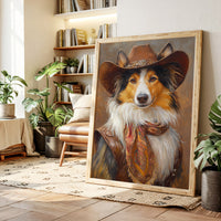 Rough Collie Sunset Wrangler