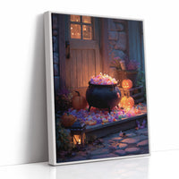 Cauldron Full of Candy Corn Nights