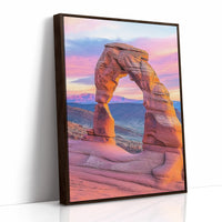 Delicate Arch at Dusk in Painted Sky