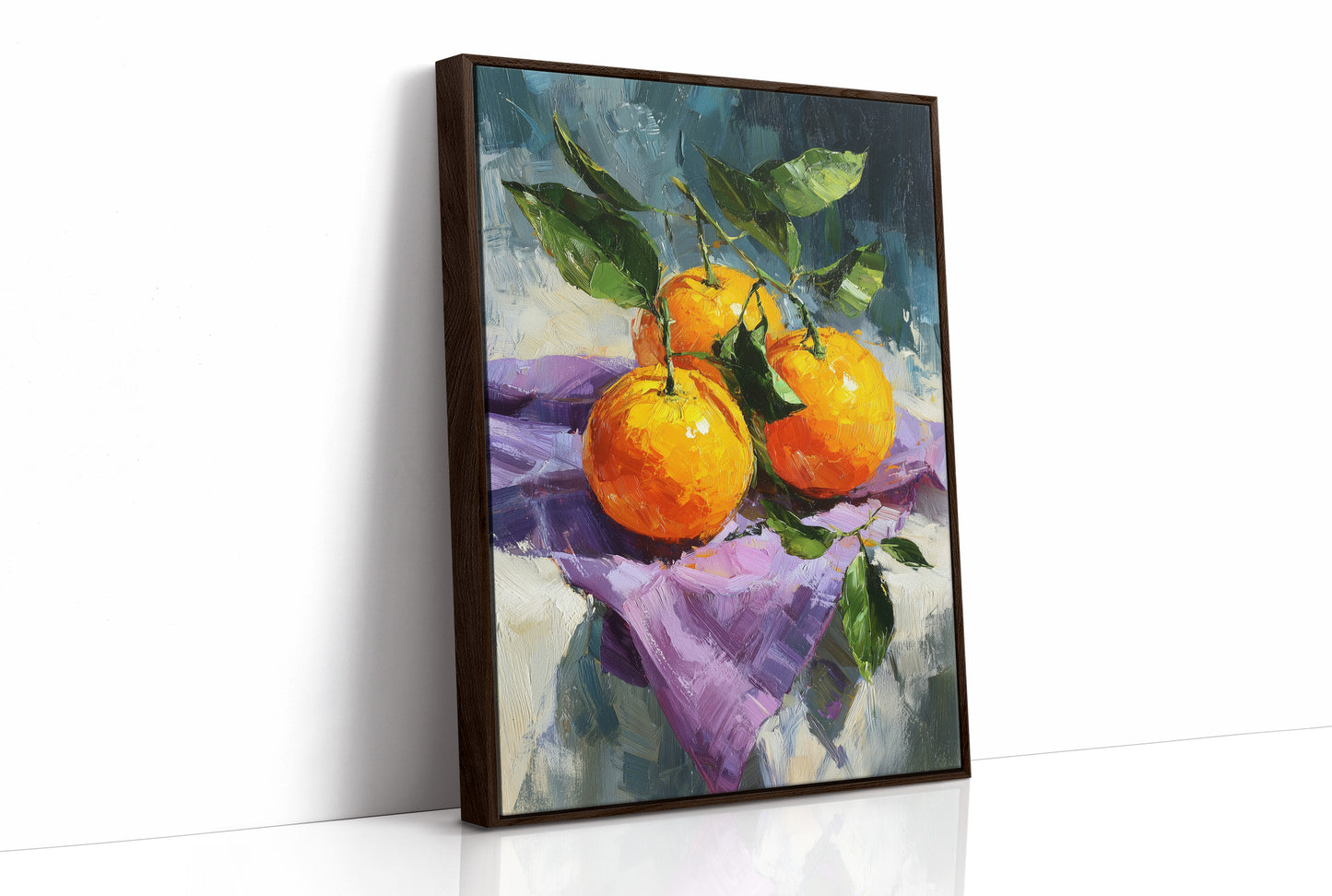 Three Oranges on a Lavender Day
