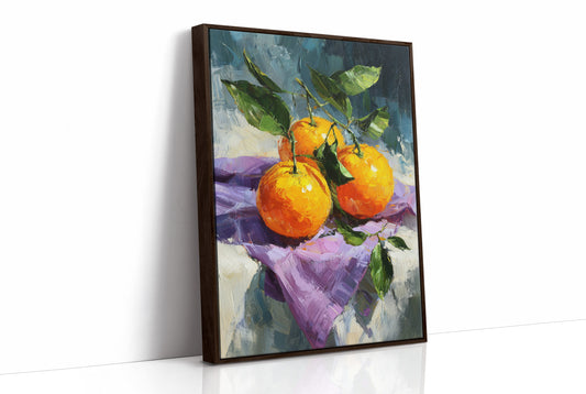 Three Oranges on a Lavender Day