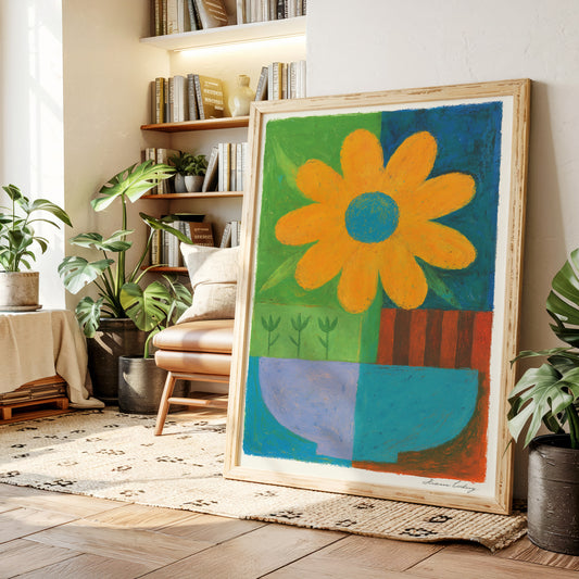 Summer Daisy Plays With Color