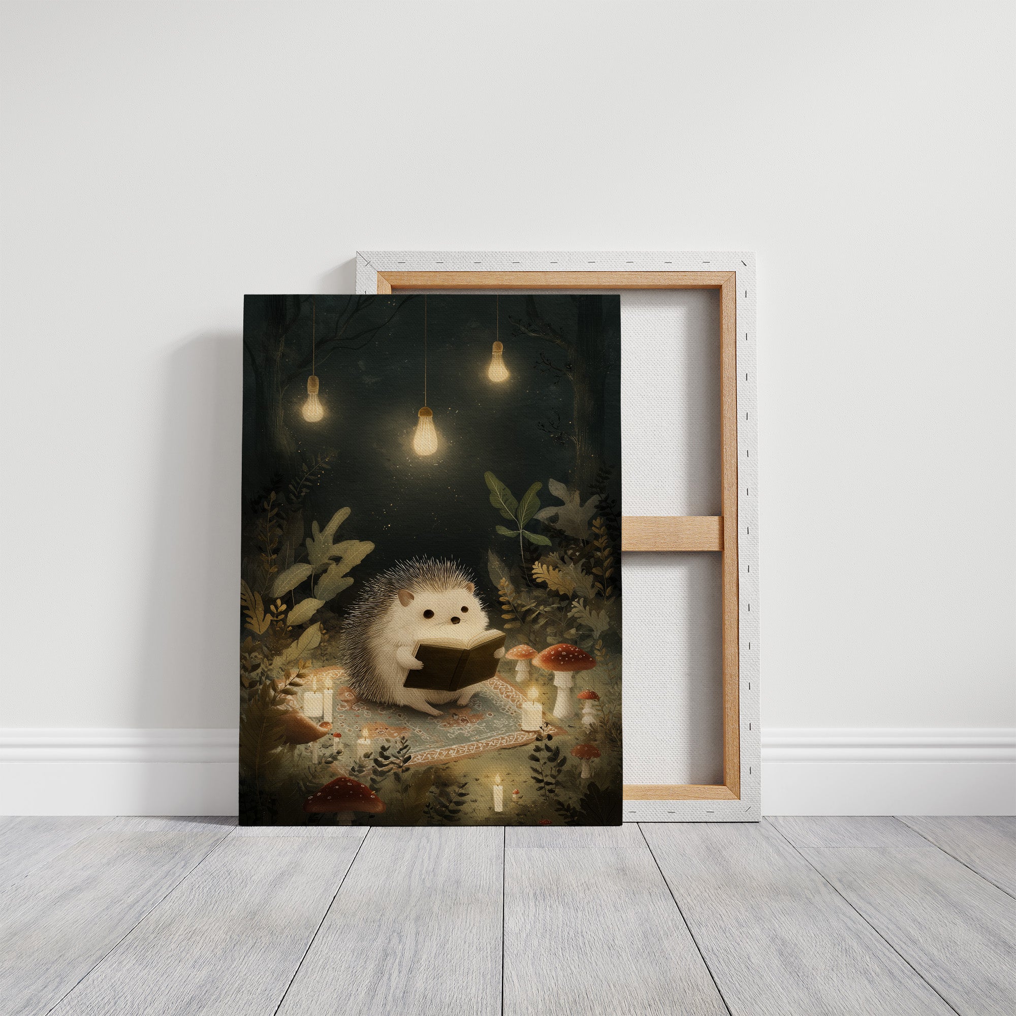 Midnight Tales Under Glowing Bulbs