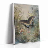 Midnight Wings Among Wild Blooms