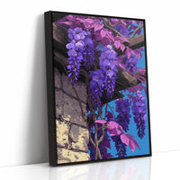Wisteria Cascading Down the Beam
