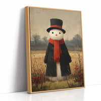 Snowman in the Meadow