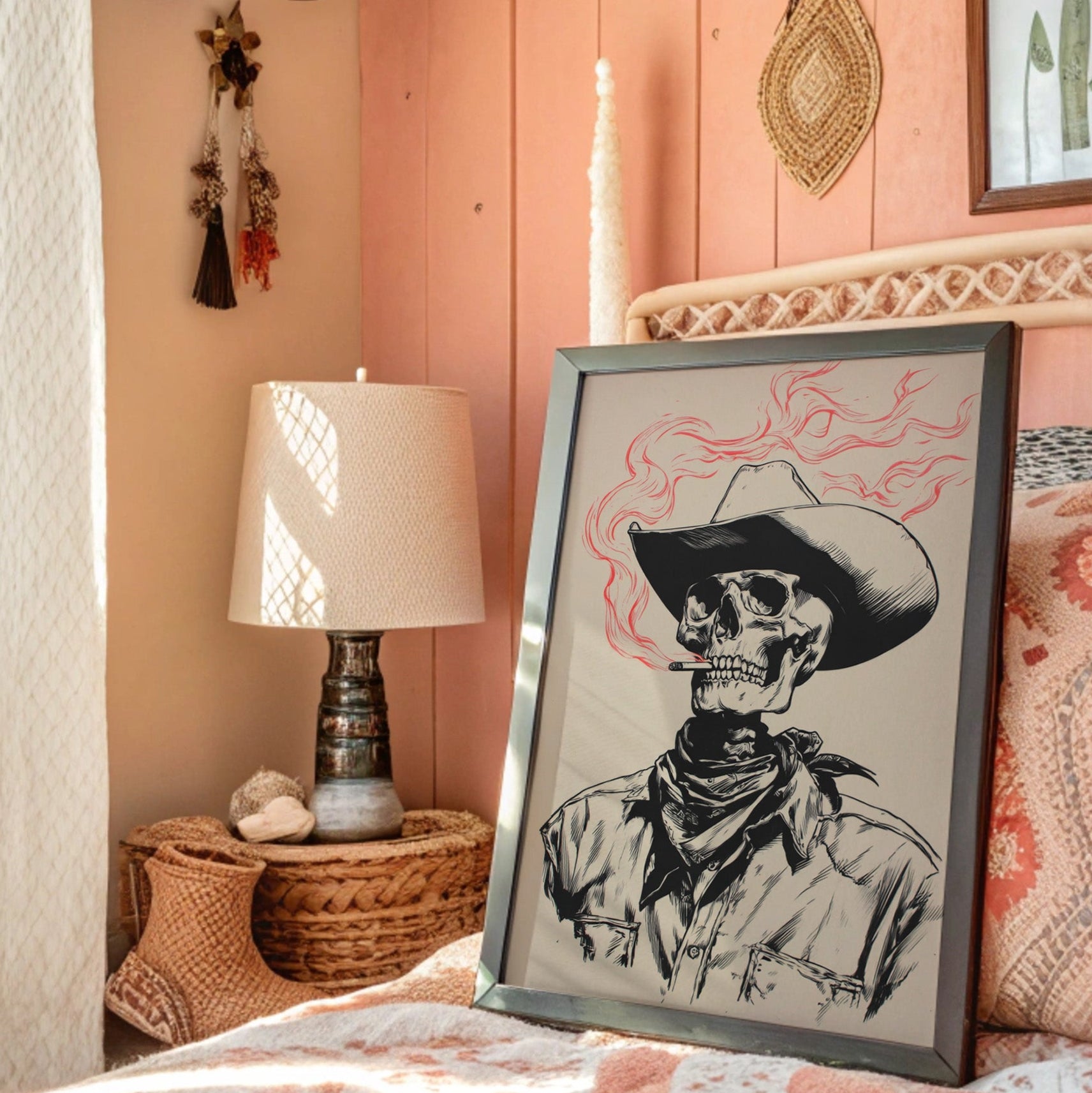 Ghost Rider's Last Stand - Smoking Skeleton Cowboy