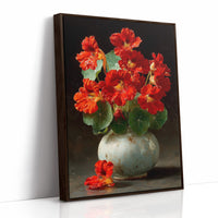 Nasturtiums in a Weathered Vessel