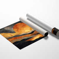 Mountains Hold The Copper Moon