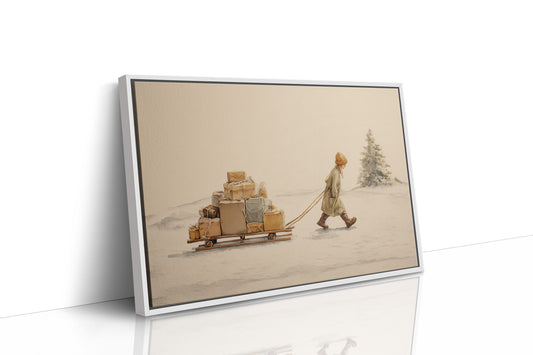 Solitary Gift Bearer's Winter Trek